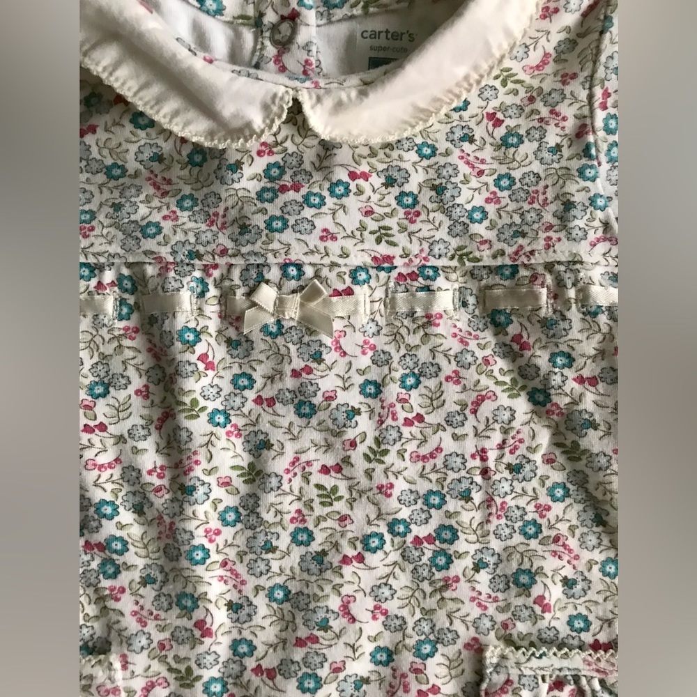 Carter's Girls’ Floral Romper/One-Piece - 18 Months - Picture 4 of 5